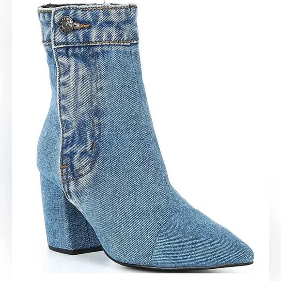 Jeffrey Campbell Shoes - Jeffrey Campbell Finite Denim booties sz 6 new